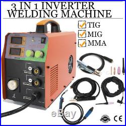 TIG MIG ARC Welder 230V Inverter MMA 3 in 1 Welding Machine & Torch Accessories