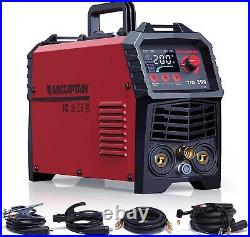 TIG Welder 200A, High Frequency 110v/220v Dual Voltage TIG/Stick/Arc 2 in 1 Weld