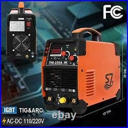 Tig Welder, 200 Amp HF Portable (110V/220V) Tig&Arc Inverter Welding Machine