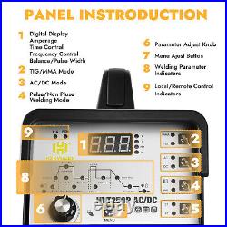 Tig Welder Ac/dc 110v 220v Inverter Hf Ignition Tig Mma/arc DC Welding Machine