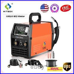 US 4 in 1 Gasless MIG Welder 110V/220V ARC Lift TIG IGBT Inverter Welding 140A