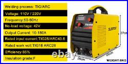 USA TIG200A TIG Welder 110V/200V IGBT MMA ARC TIG Electric Inverter Welder
