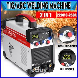 WS-250 220V 7KW 2In1 TIG/ARC Welding Machine 250A MMA IGBT Inverter Argon Welder