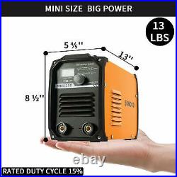 Welding Machine 200 Amp DC Inverter Mini Handheld Welder Arc 110V 220V MMA IGBT