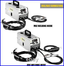 Welding Machine Gasless IGBT Inverter MIG ARC 2 in 1 Wire Welder 140A 110V 220V
