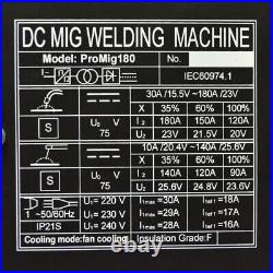 Wire-Feed Welder 30-180 Amp Welding ARC MMA MIG Welder 120 V Tool GBT Inverter