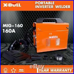 X-BULL MIG 160Amp Welder Inverter ARC Metal Welding Machine Portable